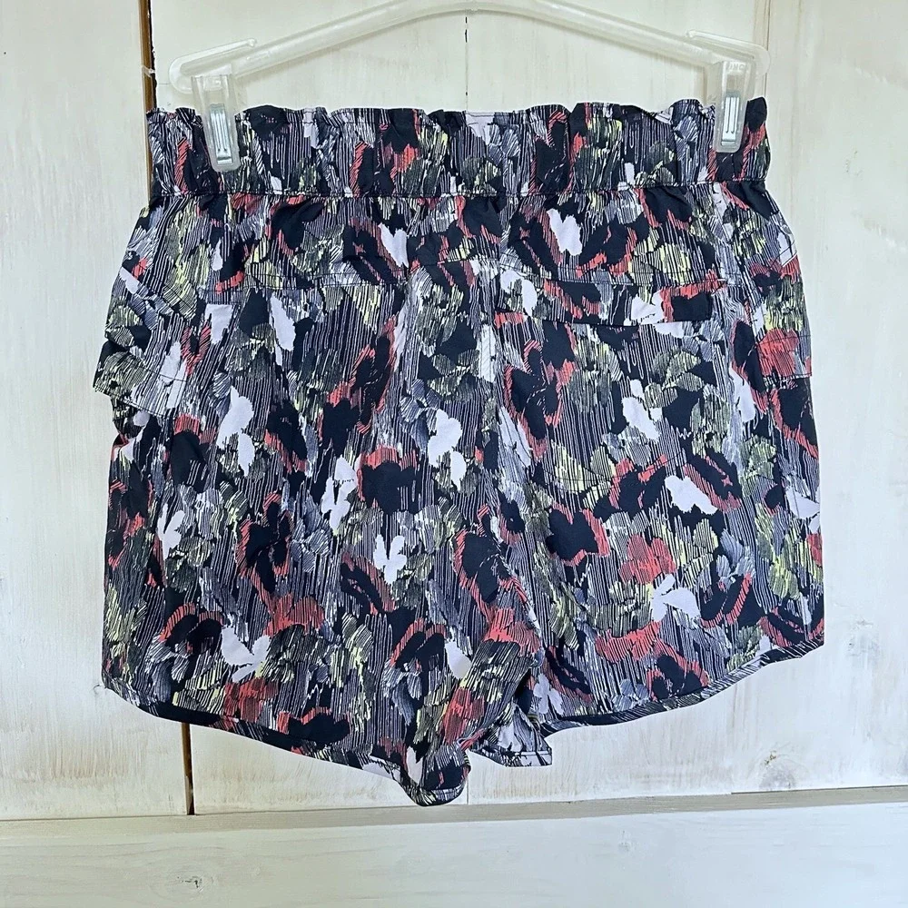 Free People Movement In The Wild Printed Athletic Shorts Supernova Combo Size XS